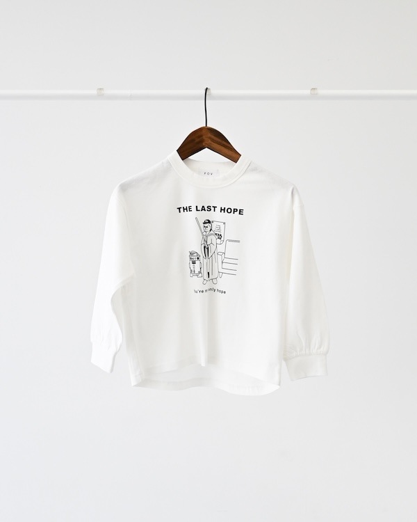 【26PS】LAST HOPE L/S Tシャツ / ホワイト