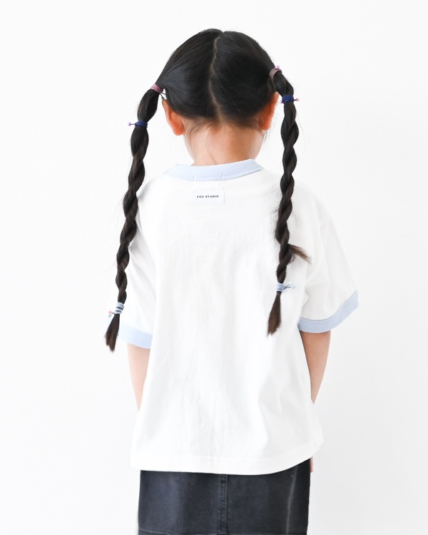 【フォブ】BUSY TIME Tシャツ / ホワイト