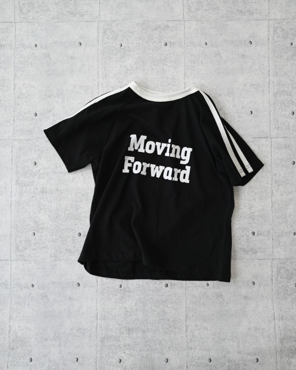 【ジーンズベー】MOVING LINE Tシャツ / ブラック