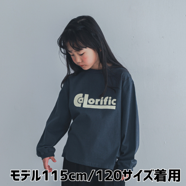 【25FW】Calorific ロングＴシャツ / チャコールグレー