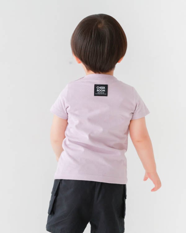 【チークルーム】おばけ忍者Tシャツ / ラベンダー