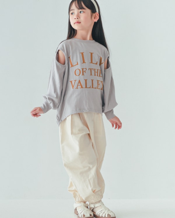 26PS先行販売/12月下旬頃発送予定】ロングサーカスパンツ / アイボリー