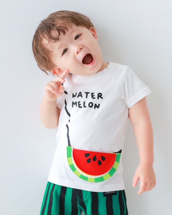 【26SS】すいかポシェット Tシャツ / オフホワイト