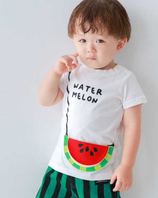 【26SS】すいかポシェット Tシャツ / オフホワイト