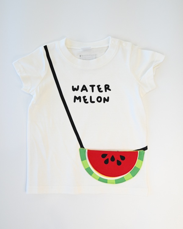 【26SS】すいかポシェット Tシャツ / オフホワイト