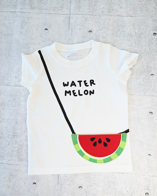 【26SS】すいかポシェット Tシャツ / オフホワイト