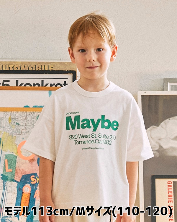 【ジェネレーター】Maybe Tシャツ / ホワイト