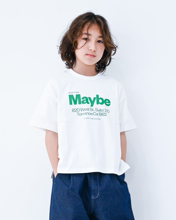 【ジェネレーター】Maybe Tシャツ / ホワイト