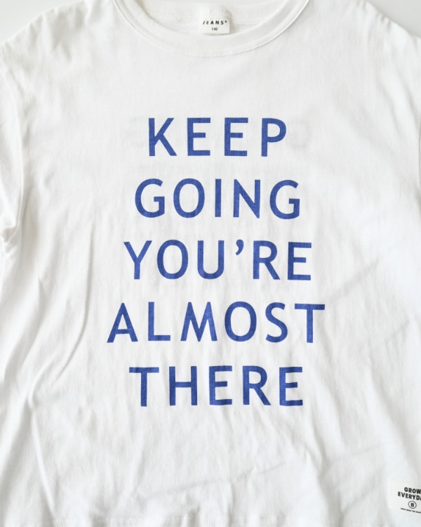 【ジーンズベー】KEEP GOING Tシャツ / オフホワイト