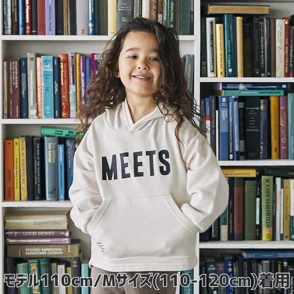 【25FW】MEETS パーカー / アイボリー