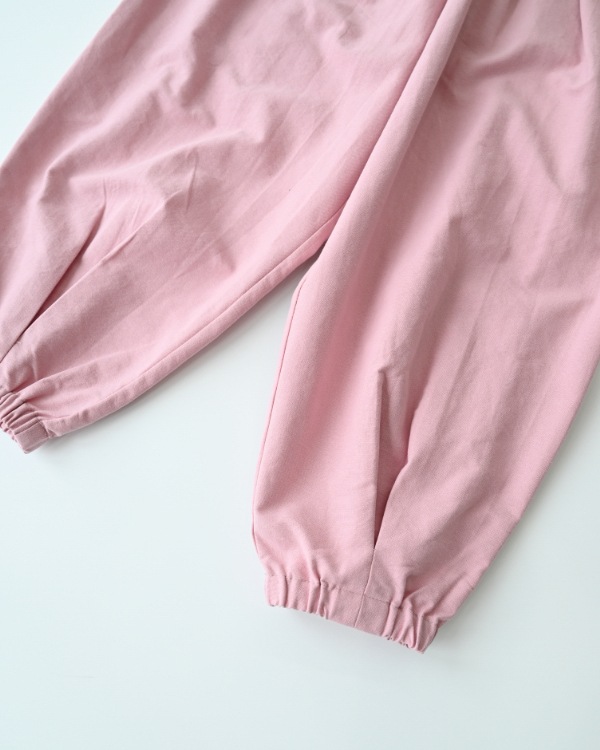 【エヌエイチティー】ロングサーカスパンツ / ピンク