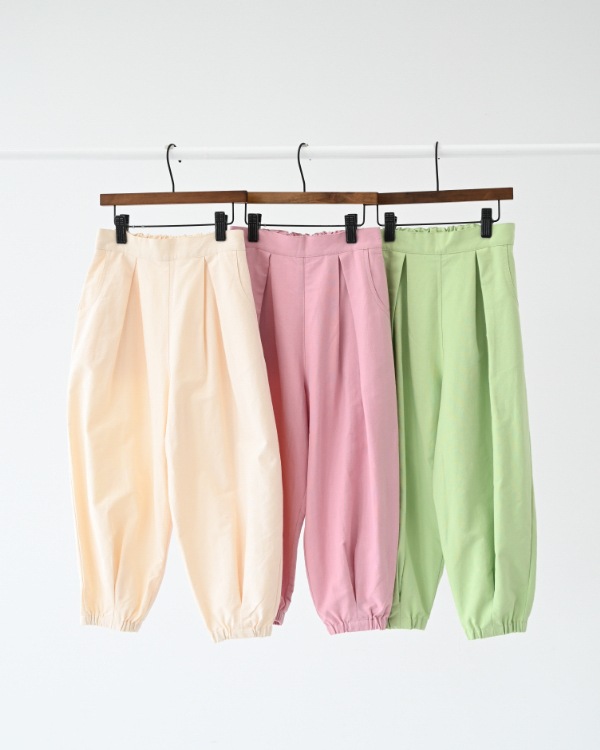 26PS先行販売/12月下旬頃発送予定】ロングサーカスパンツ / ピンク