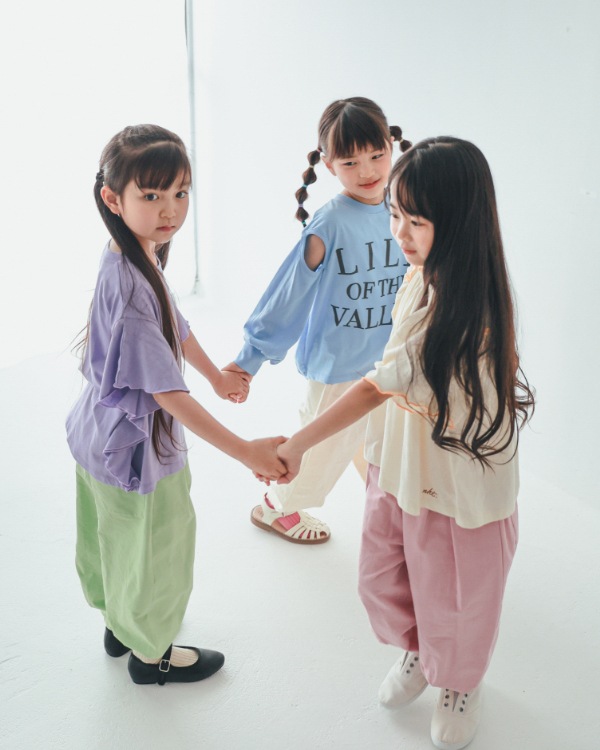 【エヌエイチティー】ロングサーカスパンツ / ピンク