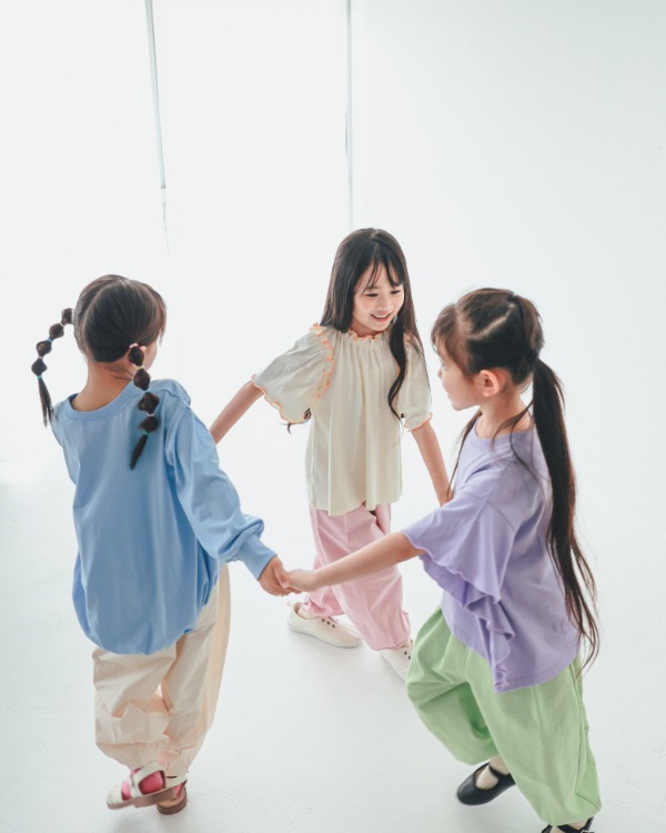 【エヌエイチティー】ロングサーカスパンツ / ピンク