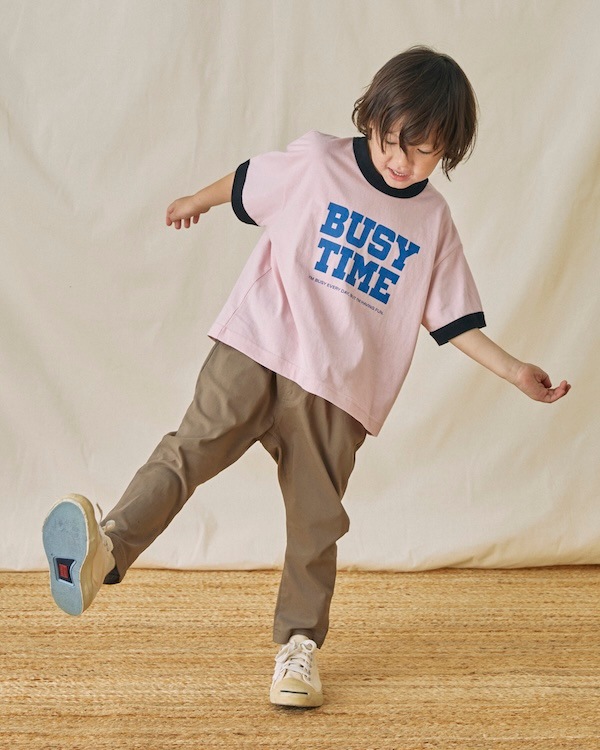 【フォブ】BUSY TIME Tシャツ / ピンク