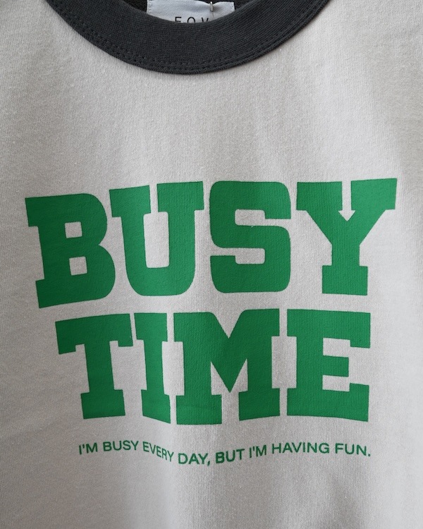 【フォブ】BUSY TIME Tシャツ / ピンク