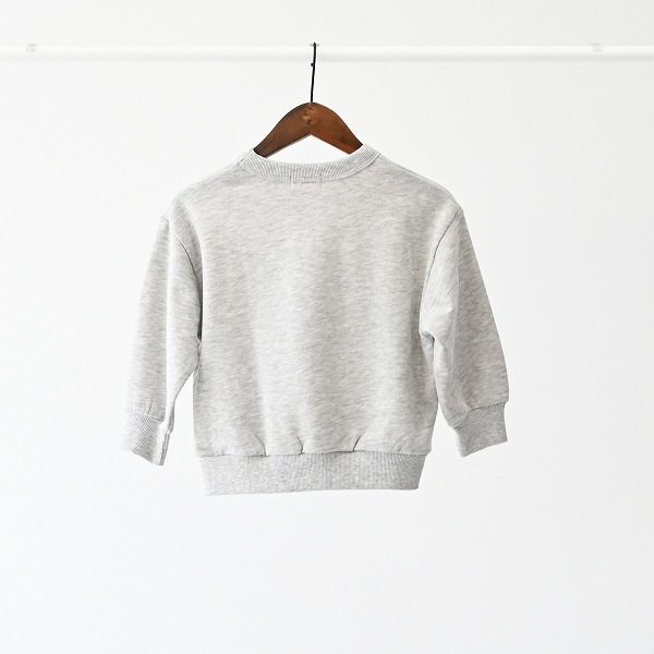 【25FW】F/B BEAR ビッグトレーナー / チャコールグレー