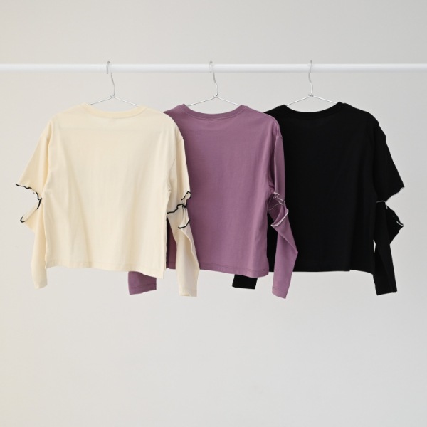 【25FW】LEMON GRASS ロングＴシャツ / アイボリー