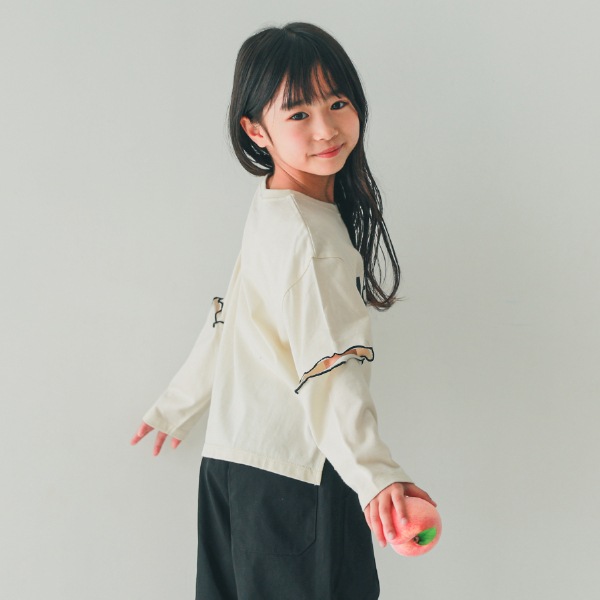 【25FW】LEMON GRASS ロングＴシャツ / アイボリー