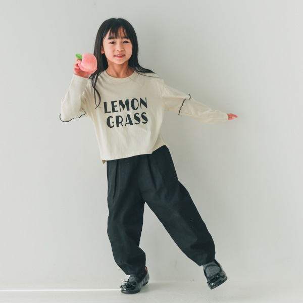 【25FW】LEMON GRASS ロングＴシャツ / アイボリー