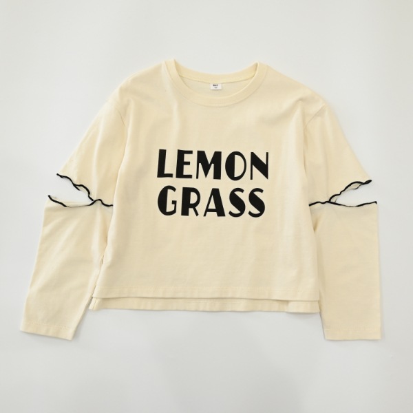 【25FW】LEMON GRASS ロングＴシャツ / アイボリー
