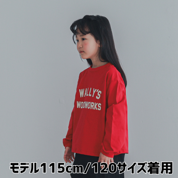【25FW】WALLY ロングTシャツ / レッド