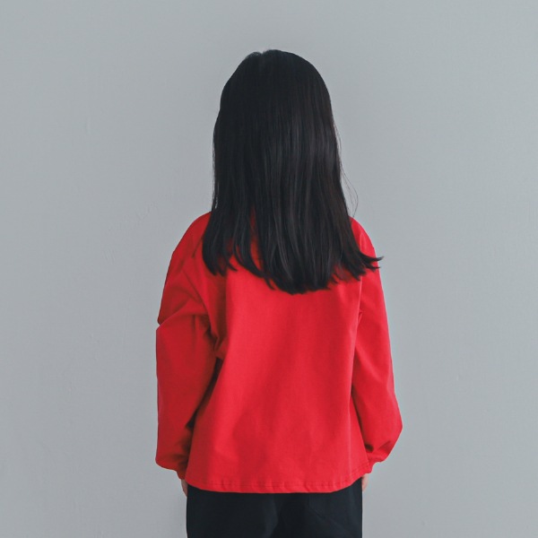 【25FW】WALLY ロングTシャツ / レッド