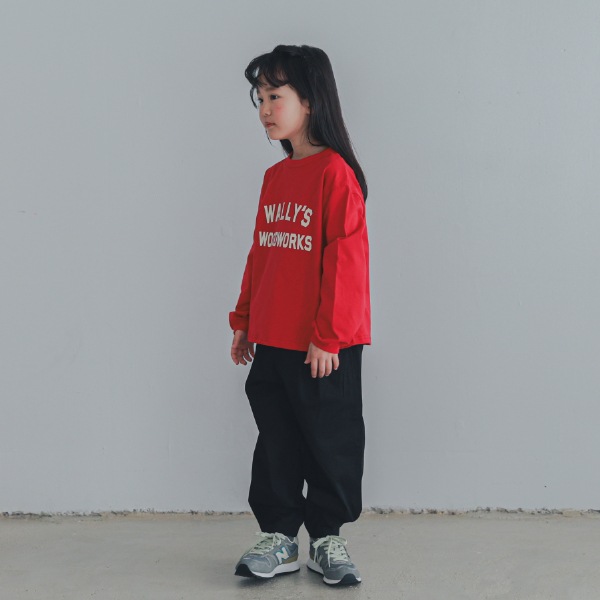 【25FW】WALLY ロングTシャツ / レッド