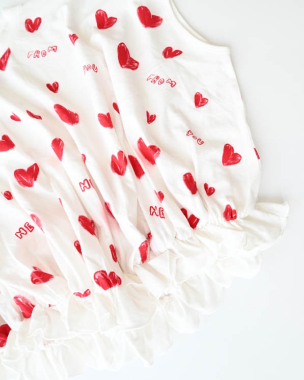 【26PS】ハートＴシャツ / オフホワイト