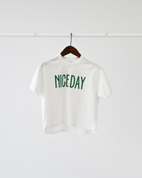 【フォブ】NICE DAY Tシャツ / ホワイト