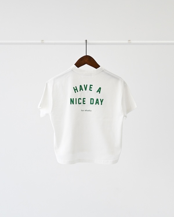 【フォブ】NICE DAY Tシャツ / ホワイト