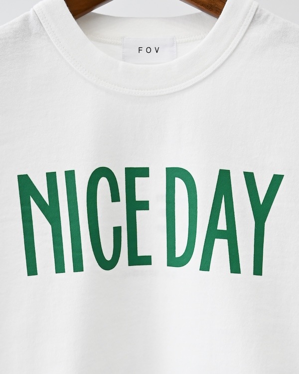 【フォブ】NICE DAY Tシャツ / ホワイト