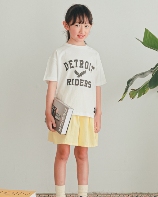 【ゼロスタンダード】DETROIT RIDERS Tシャツ / オフホワイト