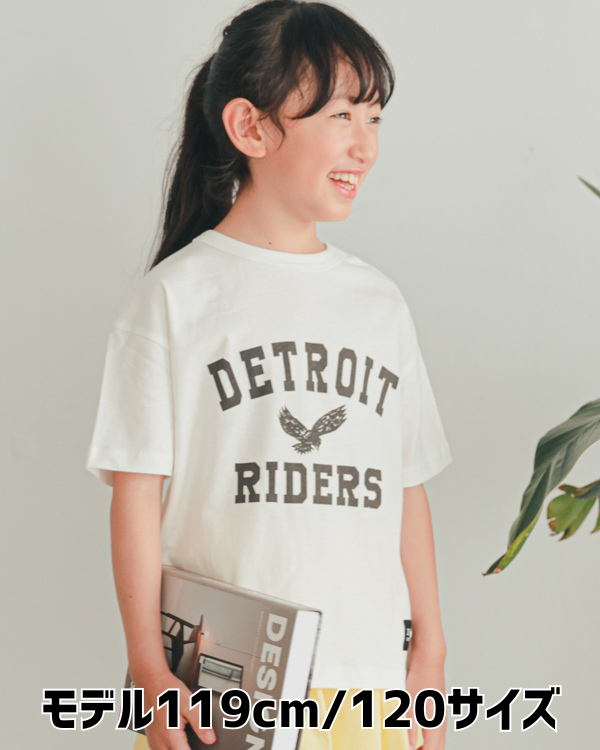 【ゼロスタンダード】DETROIT RIDERS Tシャツ / オフホワイト