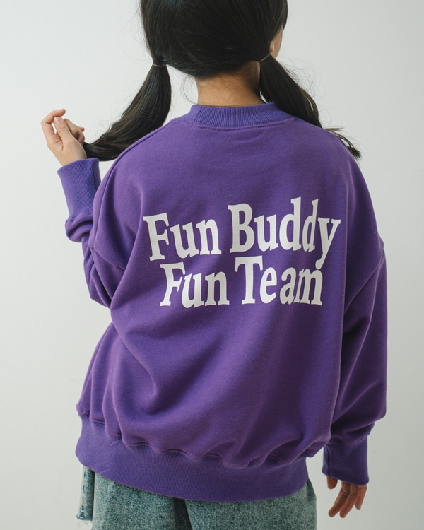 【ジーンズベー】Fun Buddy トレーナー / パープル