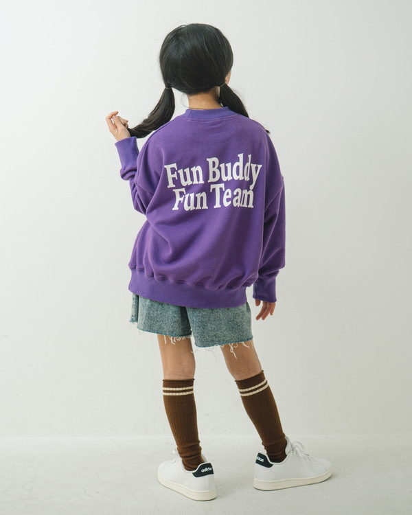 【ジーンズベー】Fun Buddy トレーナー / パープル