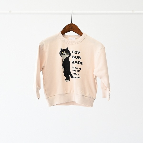 【25FW】F/B CAT ビッグトレーナー / アイボリー