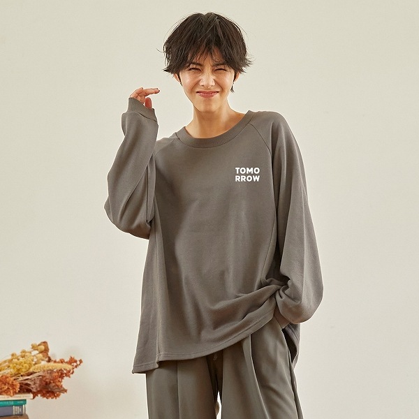 【25FW】フレアプルオーバー / チャコールグレー