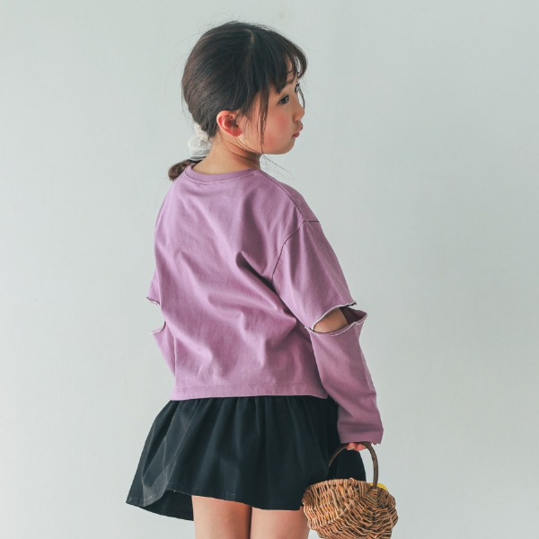 【25FW】LEMON GRASS ロングTシャツ / ラベンダー