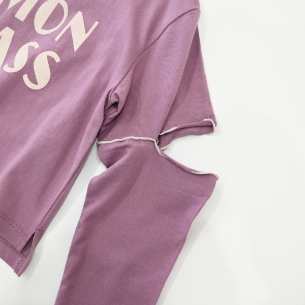 【25FW】LEMON GRASS ロングTシャツ / ラベンダー