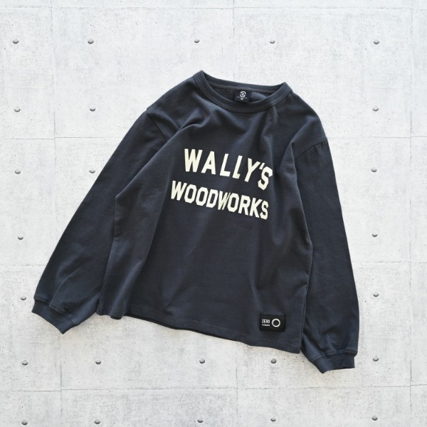 【25FW】WALLY ロングTシャツ / チャコールグレー