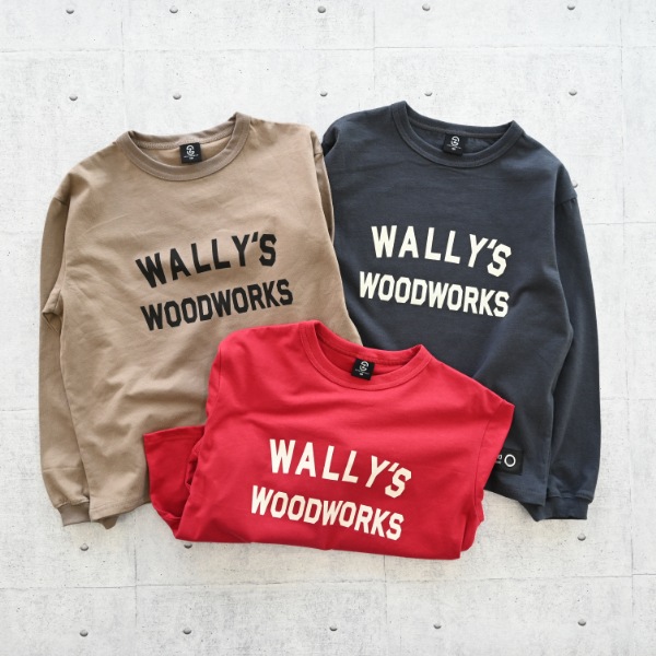 【25FW】WALLY ロングTシャツ / チャコールグレー