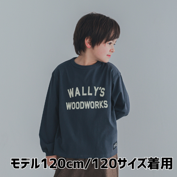 【25FW】WALLY ロングTシャツ / チャコールグレー