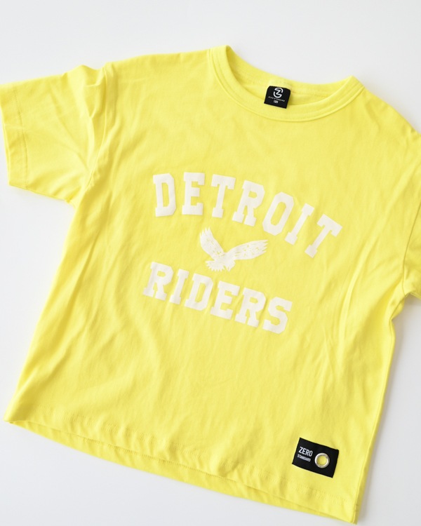 【ゼロスタンダード】DETROIT RIDERS Tシャツ / ライトグリーン
