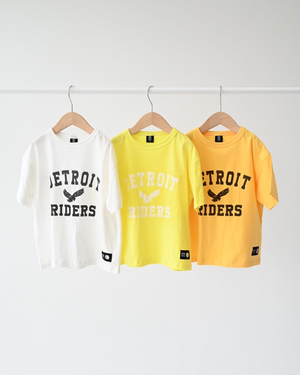 【ゼロスタンダード】DETROIT RIDERS Tシャツ / ライトグリーン