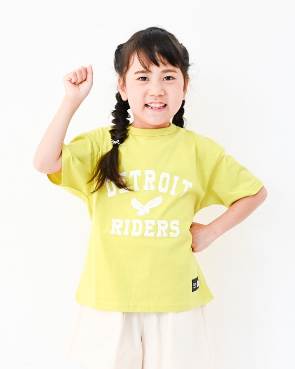 【ゼロスタンダード】DETROIT RIDERS Tシャツ / ライトグリーン
