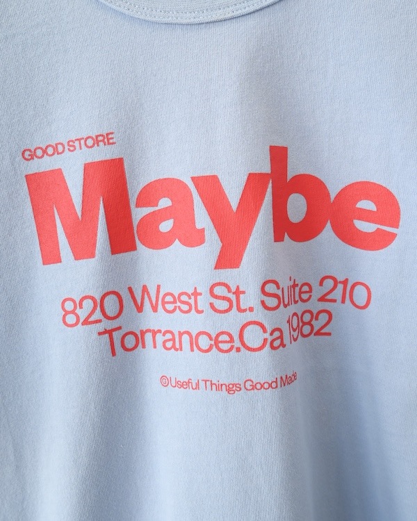 【ジェネレーター】Maybe Tシャツ / ホワイト