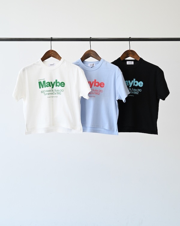 【ジェネレーター】Maybe Tシャツ / ホワイト
