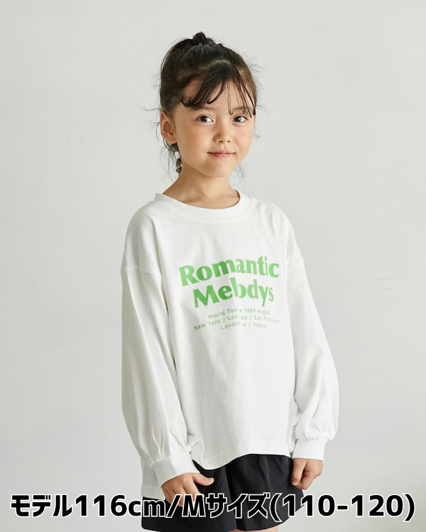【アンディニー】Romantic L/S Tシャツ / ホワイト