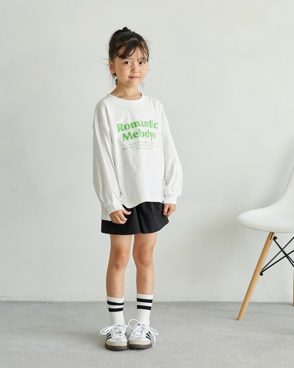【アンディニー】Romantic L/S Tシャツ / ホワイト